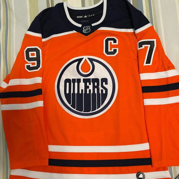 Adidas Connor McDavid Edmonton Oilers Authentic Jersey - NWT - Picture 1 of 10